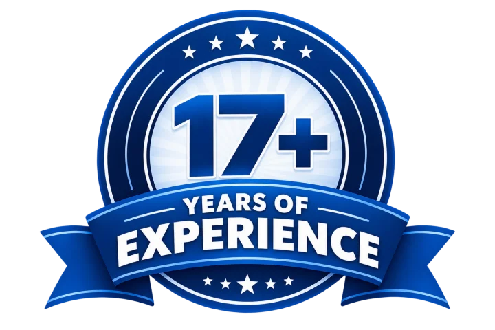 17+ Years of Experience